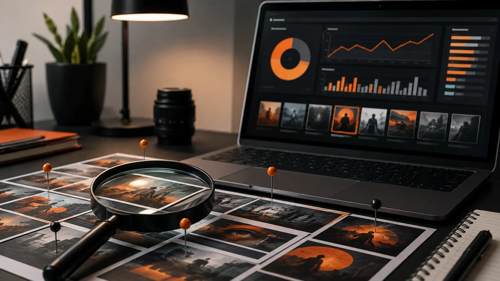 thumbnail analyzer için YouTube thumbnail üretim kararlarını gösteren TUMB panosu
